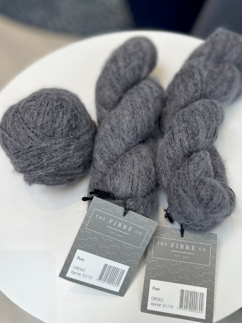 Cirro by the Fibre Co - Pure - grey (sport weight)
